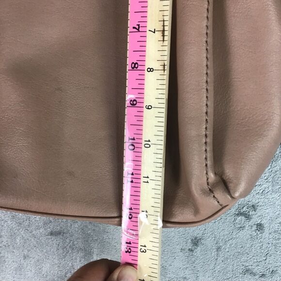 Urban Expressions Taupe Faux Leather Medium Zip Top Tote Purse Handbag Neutral - Picture 8 of 16